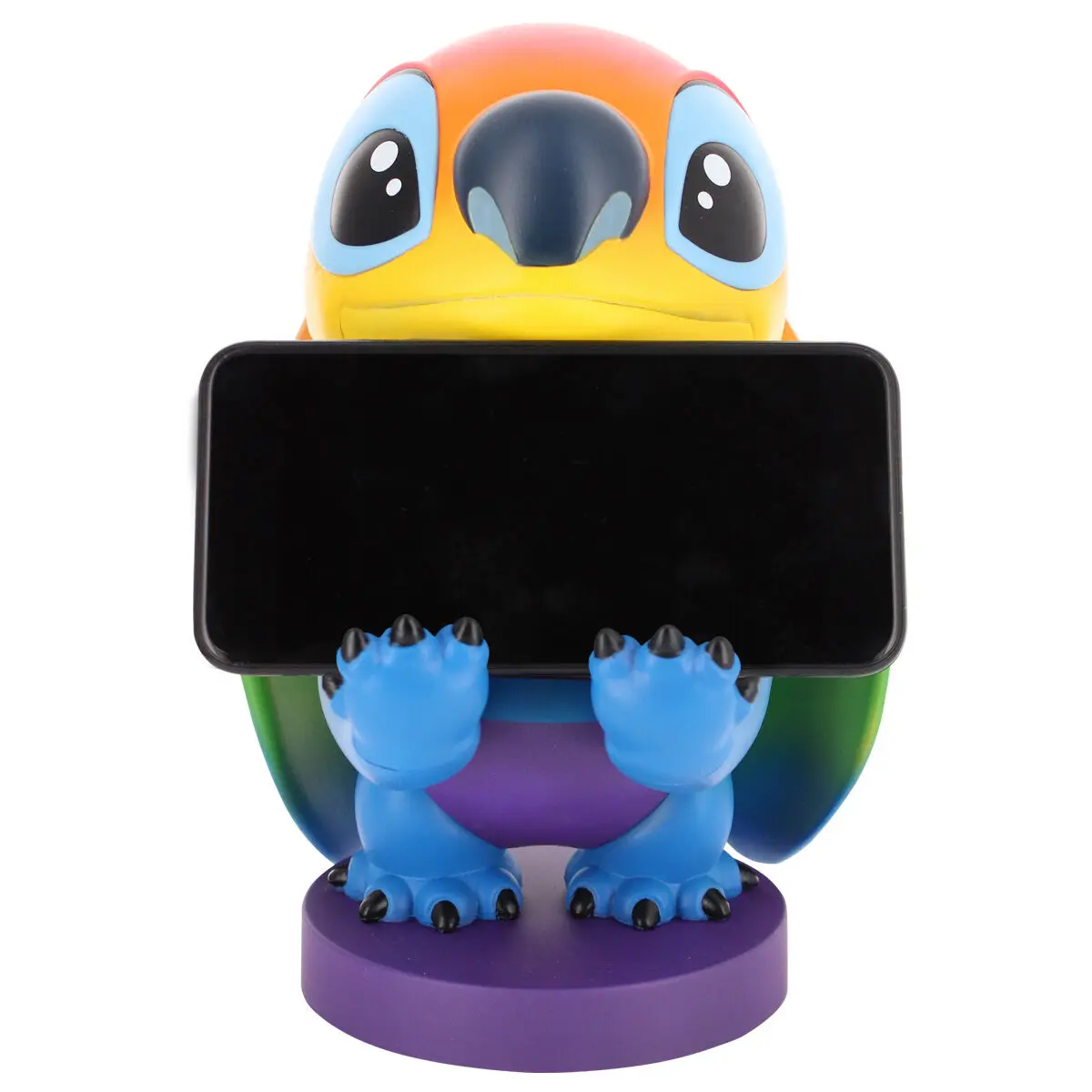 Disney Stitch Rainbow kontroller/telefon tartó Cable guy figura 20cm termékfotó