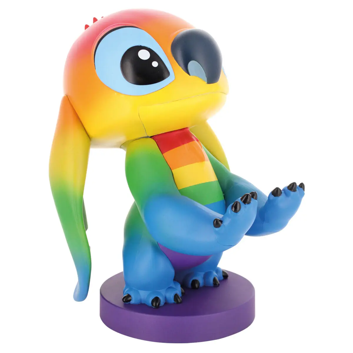 Disney Stitch Rainbow kontroller/telefon tartó Cable guy figura 20cm termékfotó