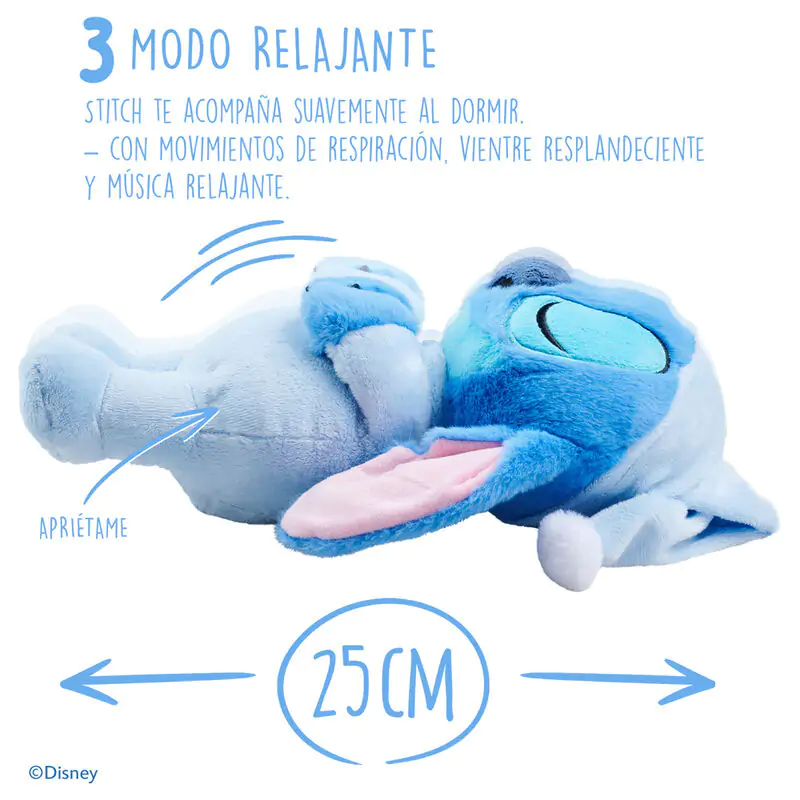 Disney Stitch Sleepy plüss 31cm hanggal termékfotó