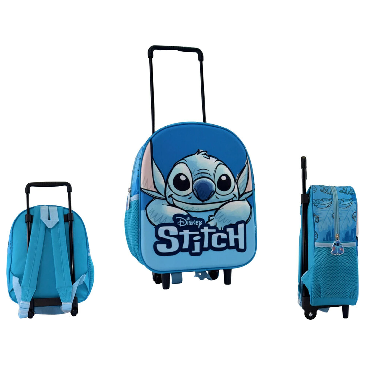 Disney Stitch Smile 3D gurulós táska 32cm termékfotó