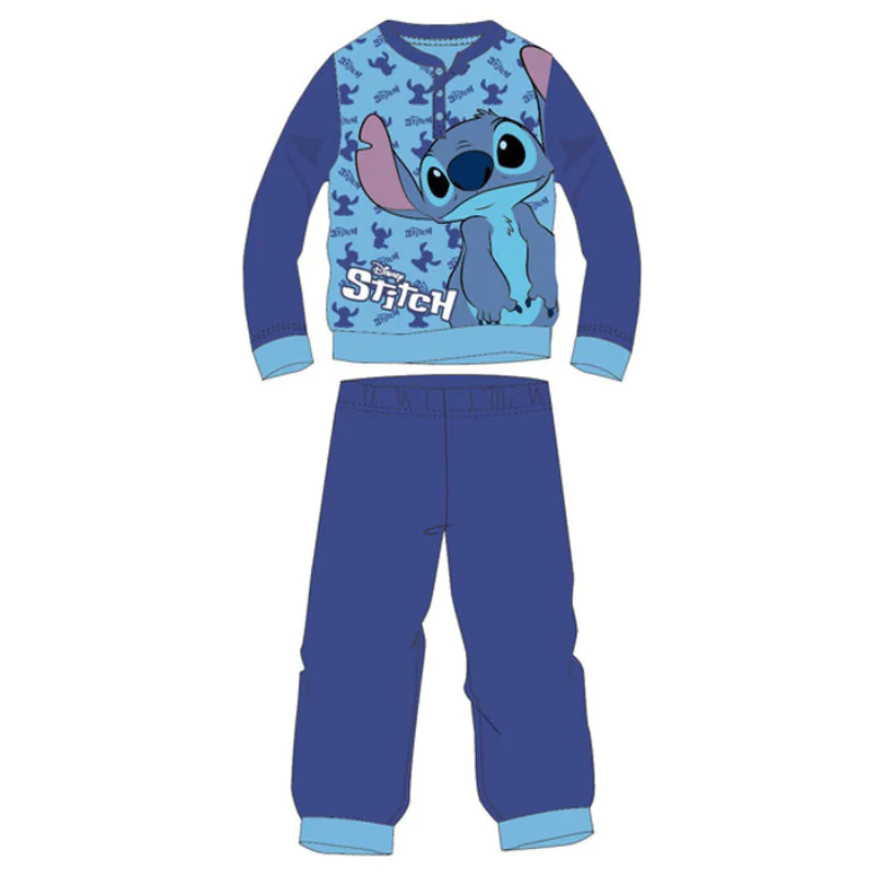 Disney Stitch sötétkék gyerek pizsama termékfotó