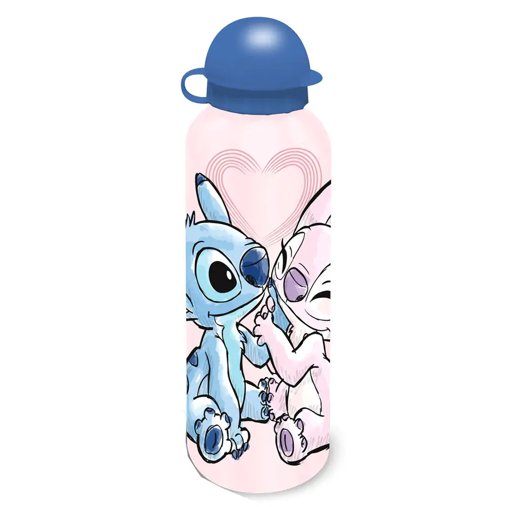 Disney Stitch Stitch &amp; Angel alumínium palack kulacs 500ml termékfotó