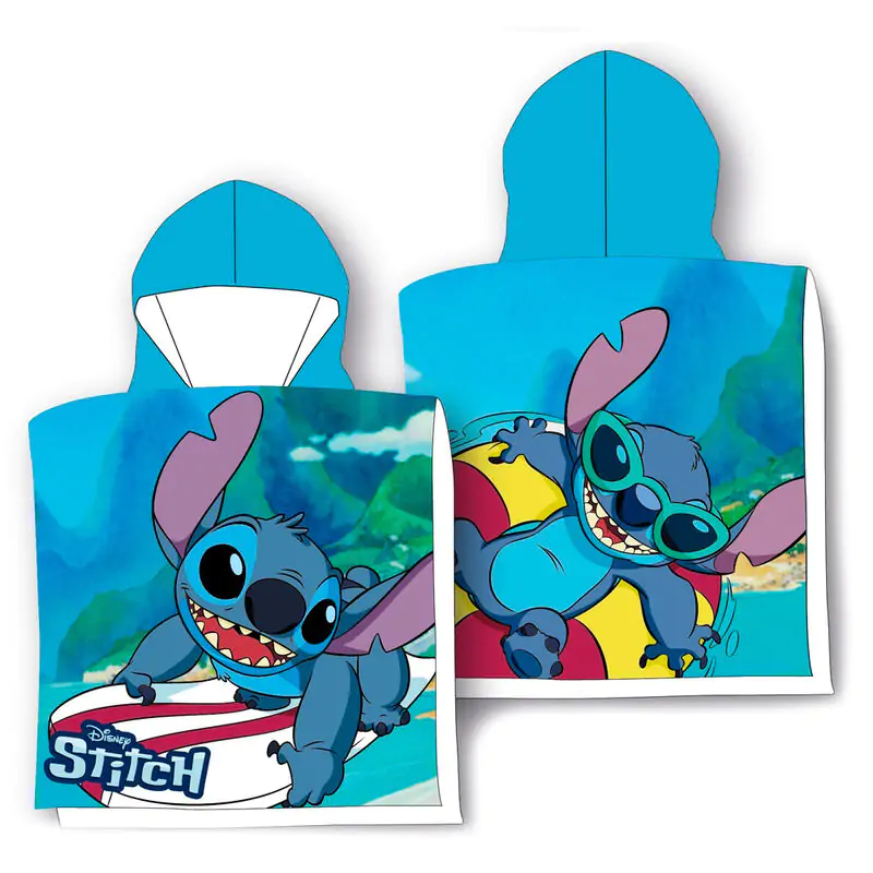 Disney Stitch Surf mikroszálas poncsó törölköző termékfotó