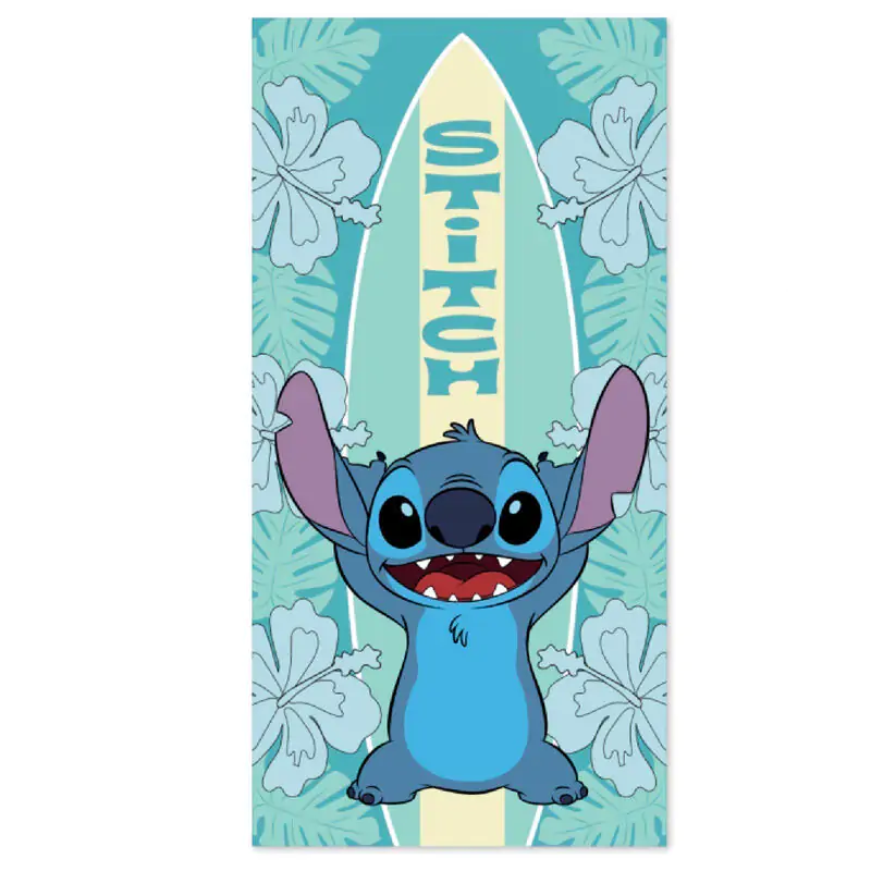 Disney Stitch Surf mikroszálas strand törölköző termékfotó