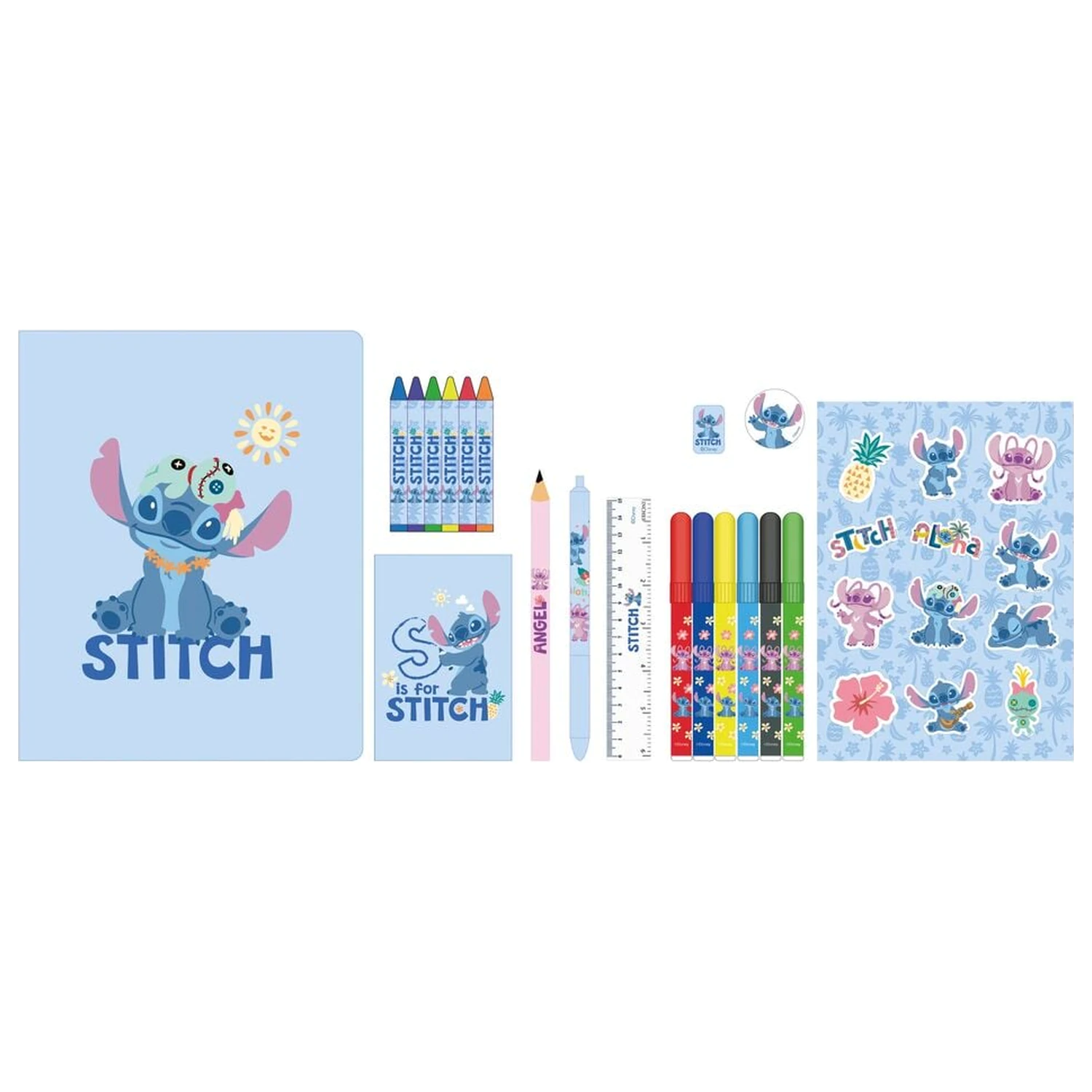 Disney Stitch színező csomag 31db-os termékfotó