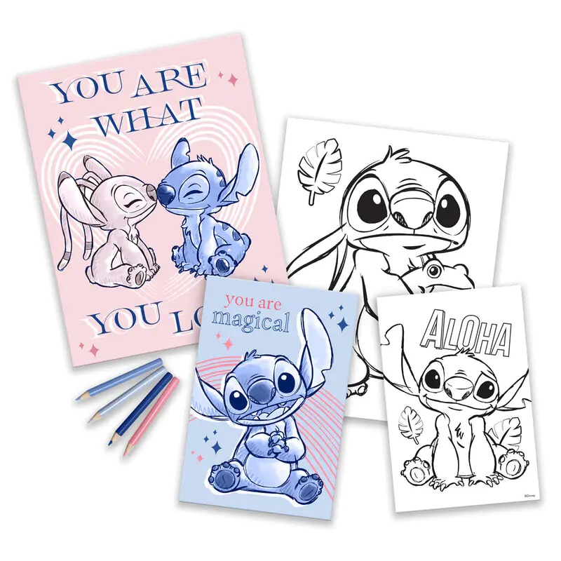 Disney Stitch szinező csomag termékfotó