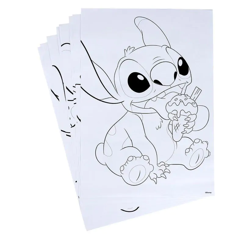 Disney Stitch colouring stationery set termékfotó