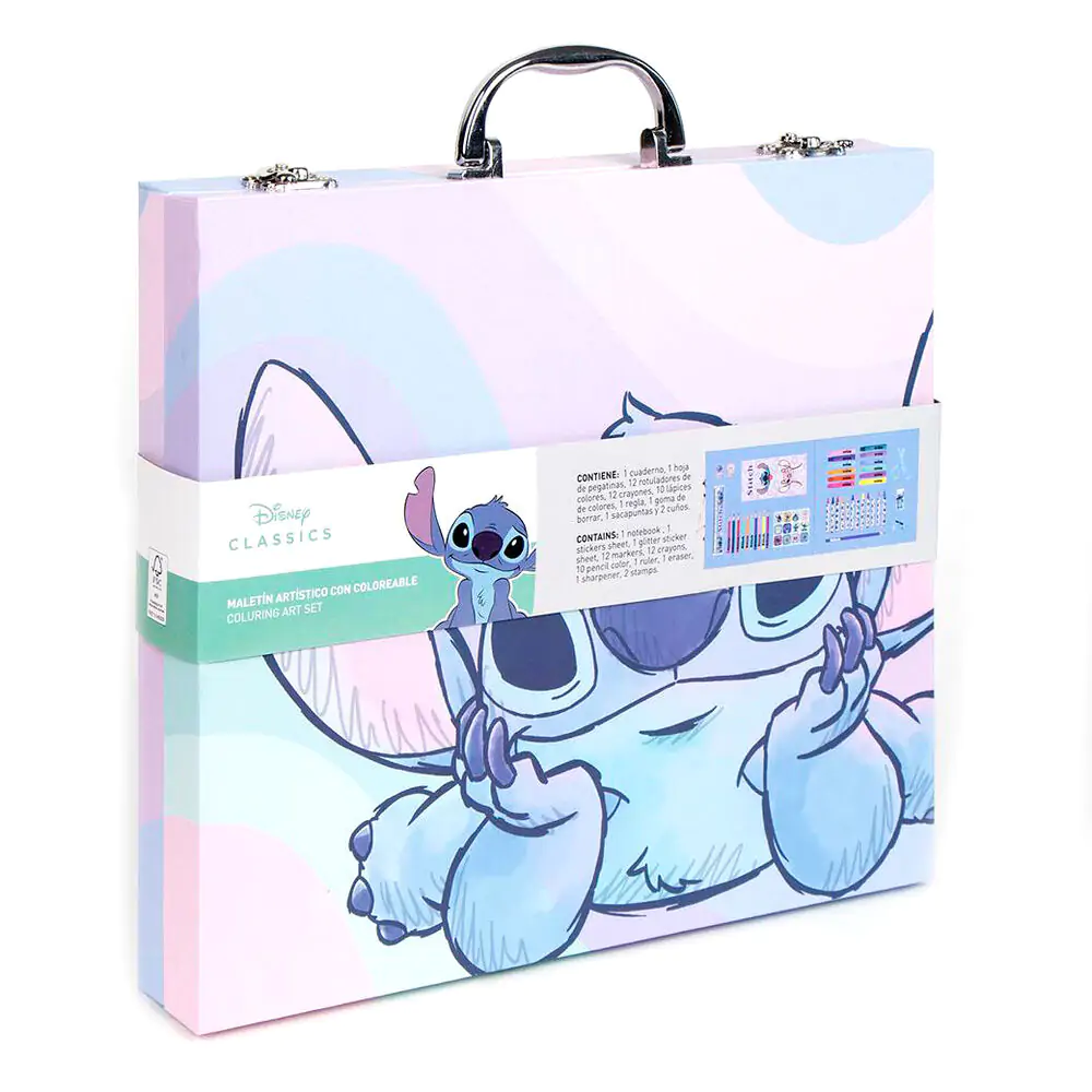 Disney Stitch colouring stationery case termékfotó