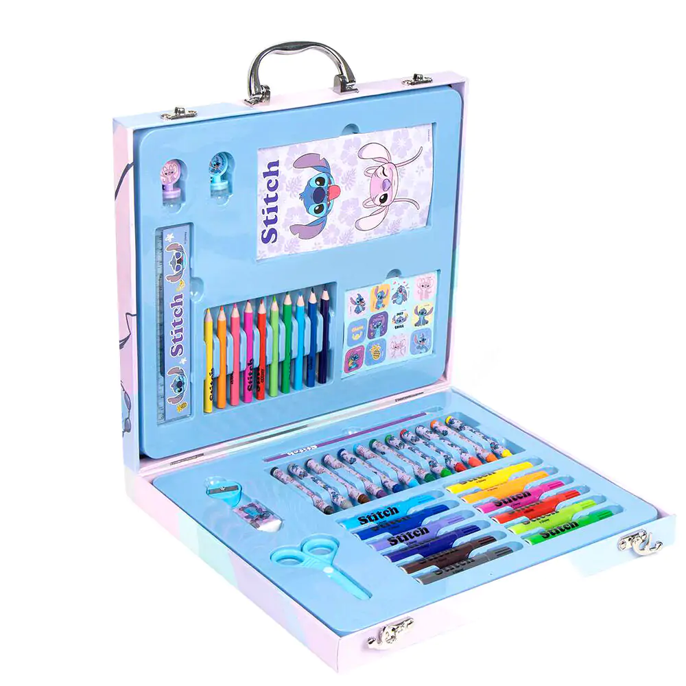 Disney Stitch colouring stationery case termékfotó