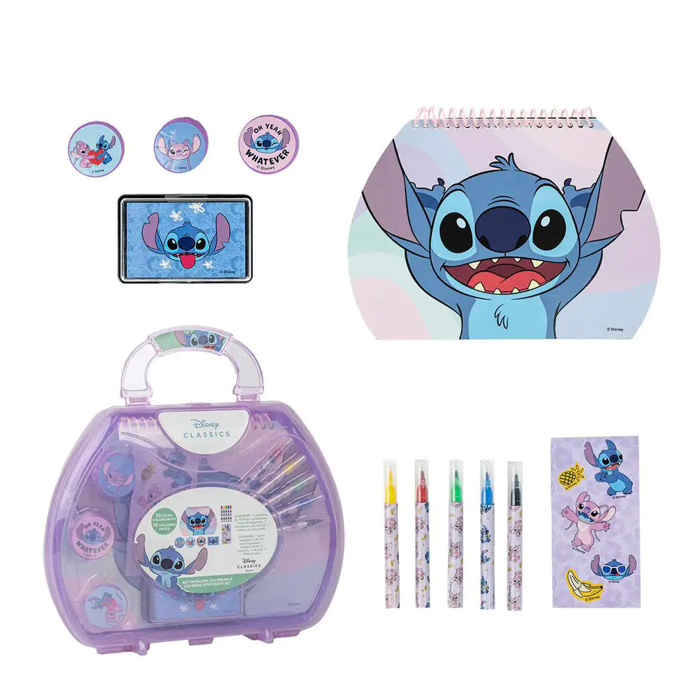 Disney Stitch colouring stationery case termékfotó