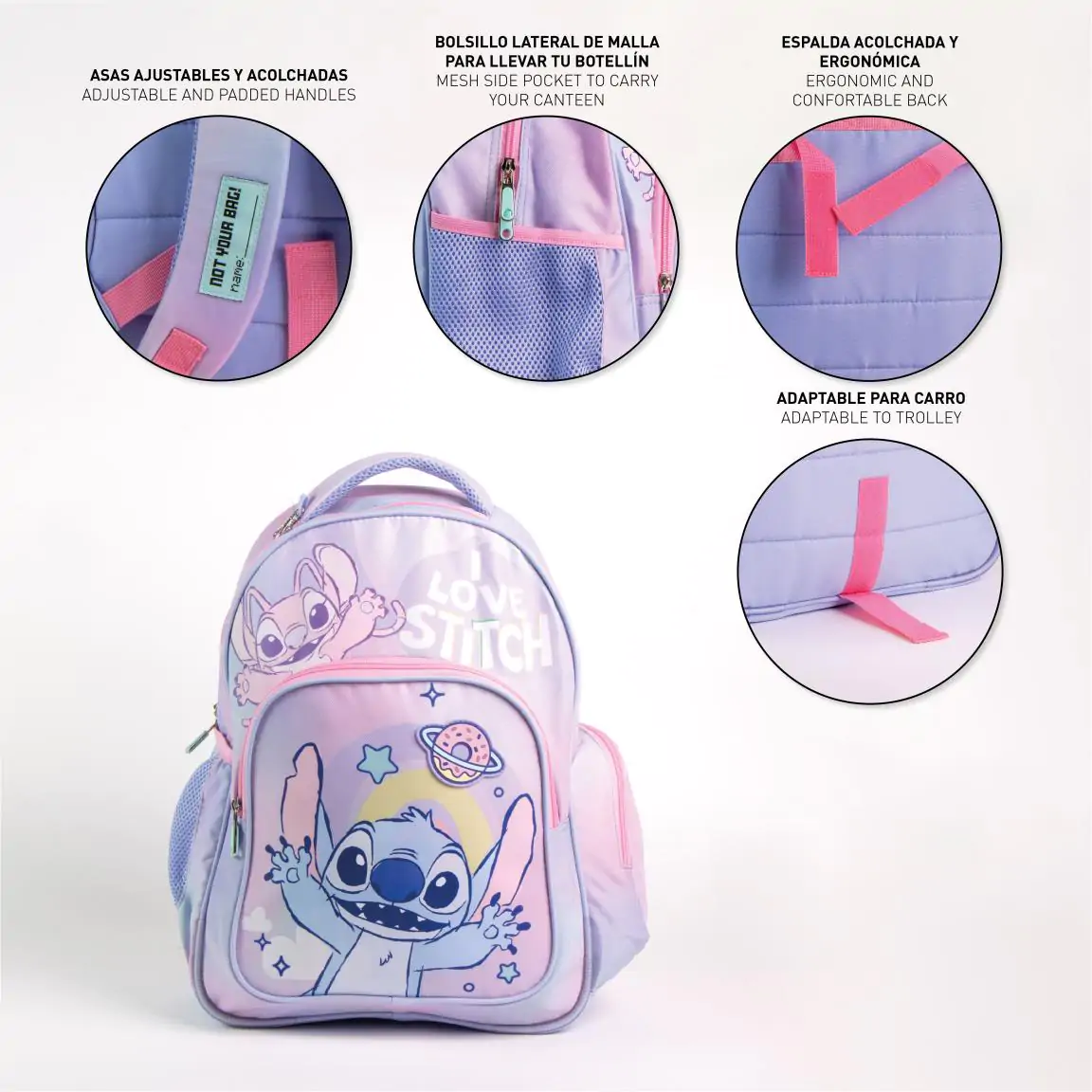 Disney Stitch táska hátizsák 42cm termékfotó
