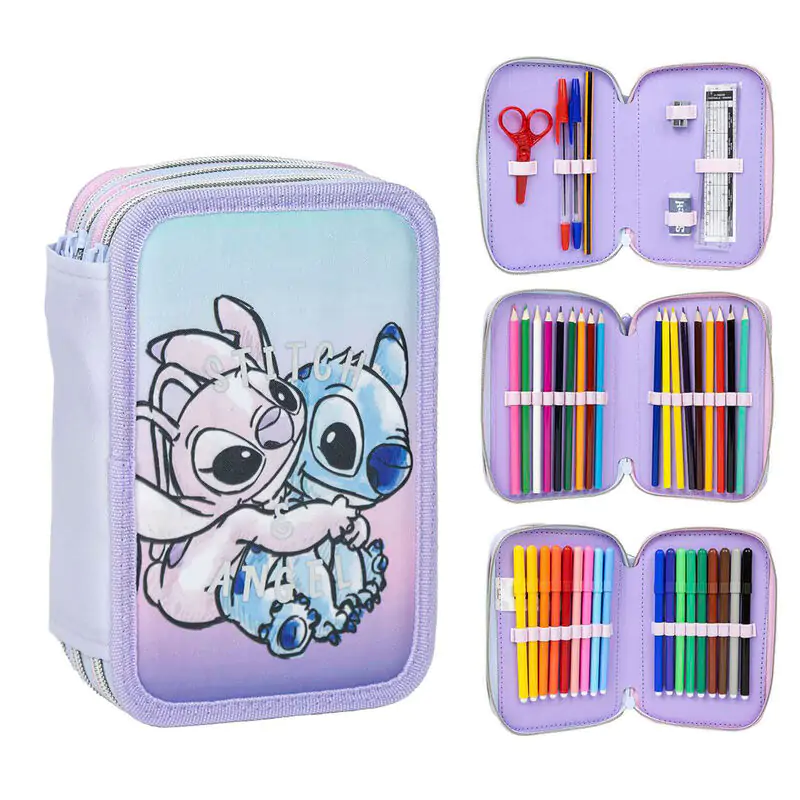 Disney Stitch triple pencil case termékfotó