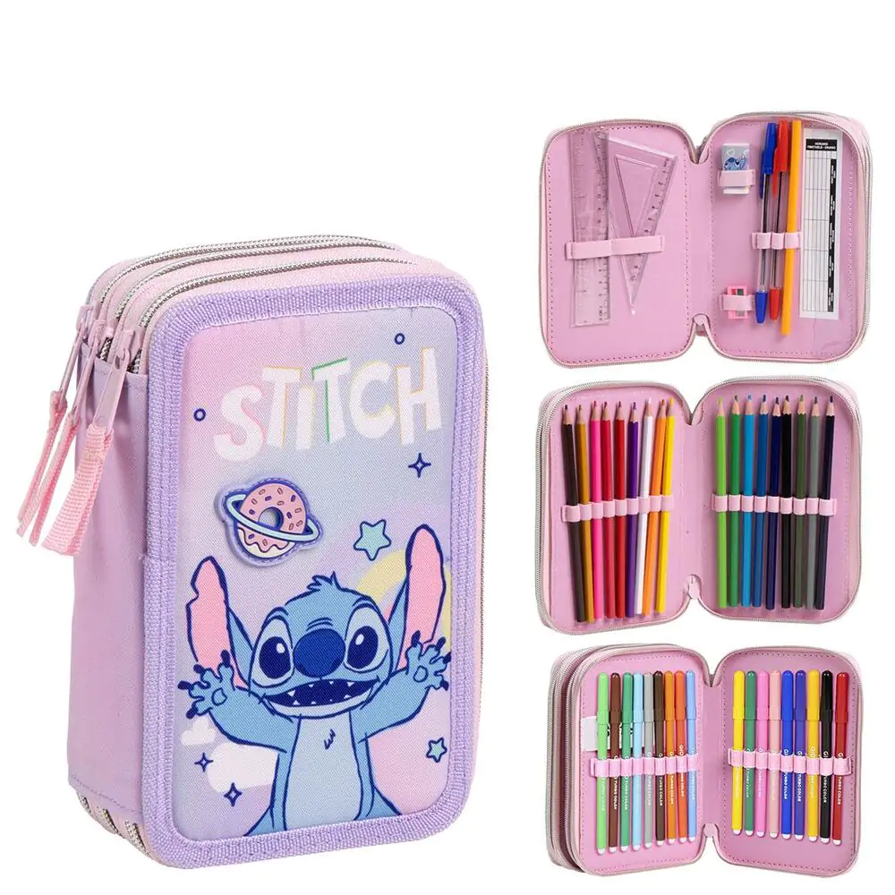 Disney Stitch tripla töltött tolltartó termékfotó