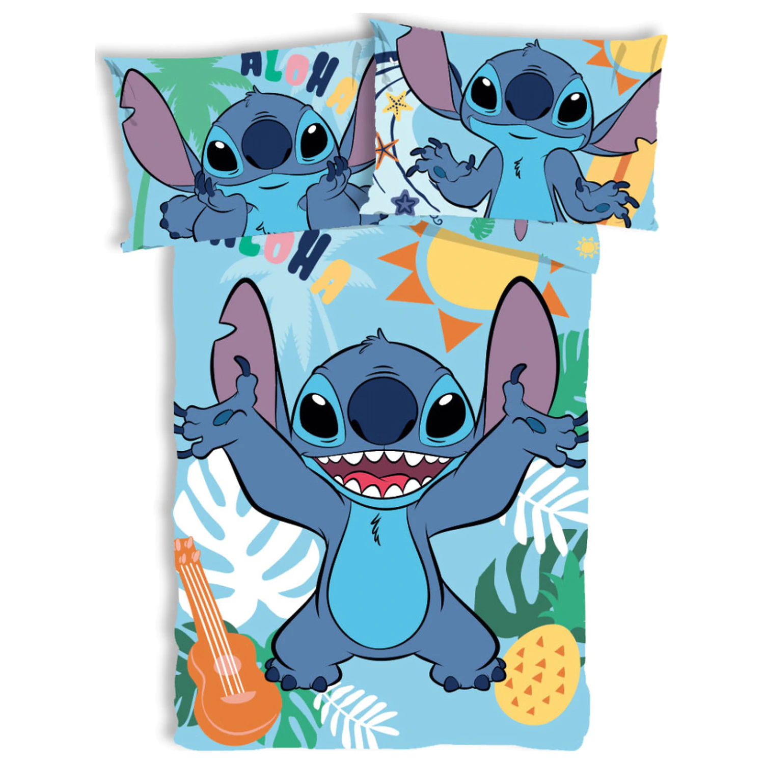 Disney Stitch Tropical Paradise gyerek, ovis ágyneműhuzat  termékfotó