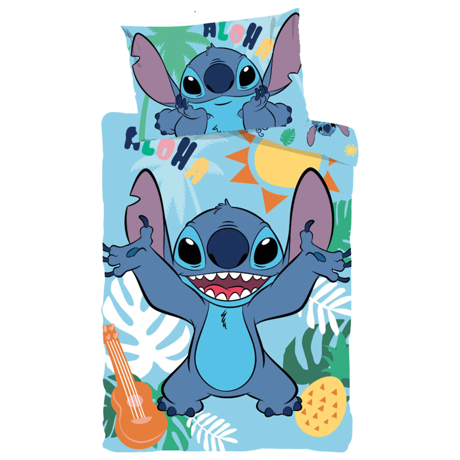 Disney Stitch Tropical Paradise gyerek, ovis ágyneműhuzat  termékfotó