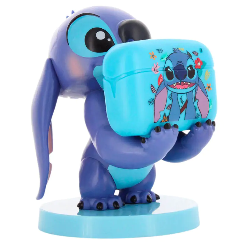 Disney Stitch vezeték nélküli fejhallgató fülhallgató és mini cable guy figura termékfotó