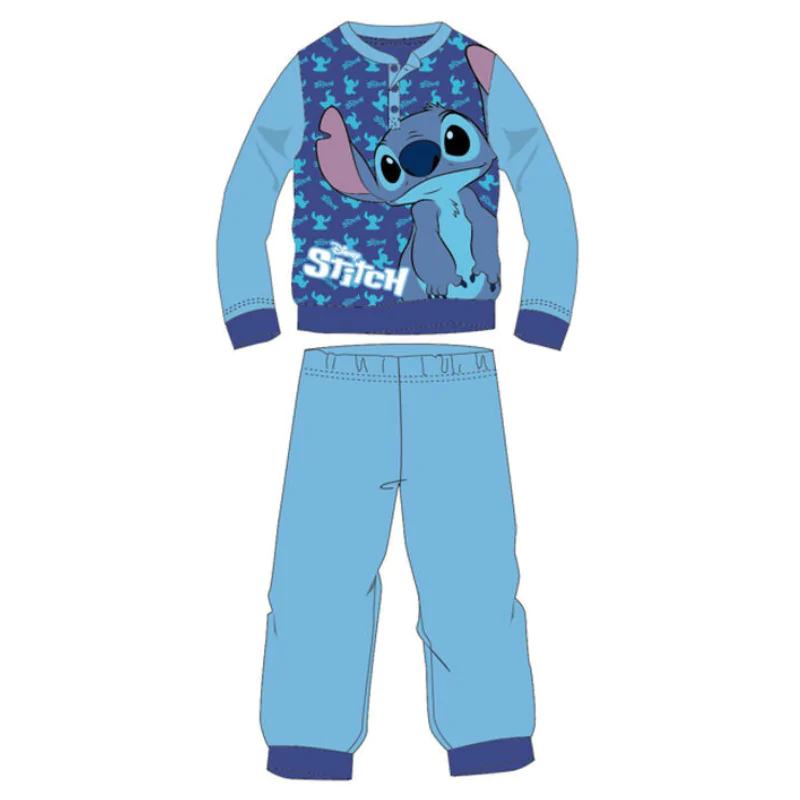 Disney Stitch világoskék gyerek pizsama termékfotó