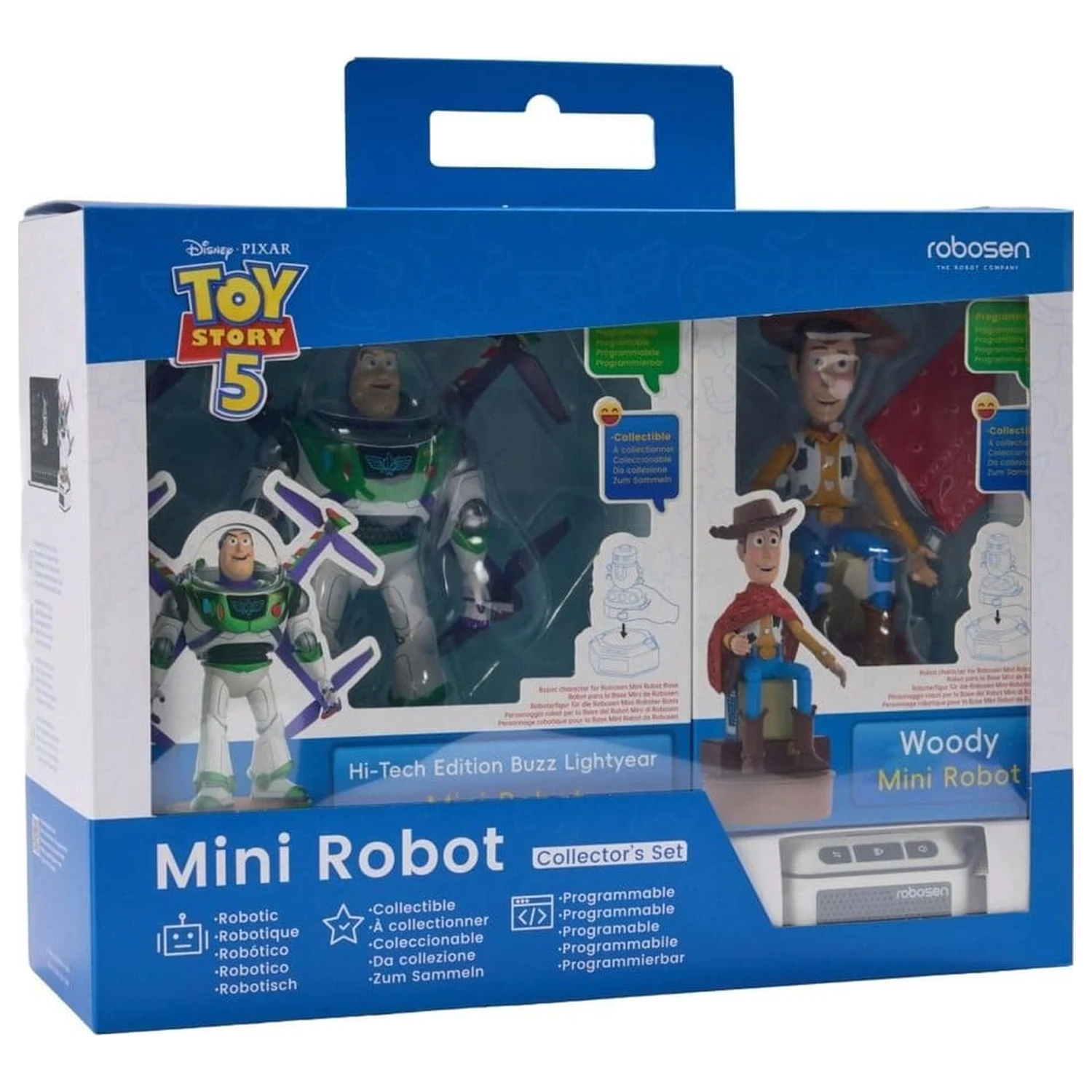 Disney Story 5 Buzz Lightyear & Woody (Hi-Tech Edition) német nyelvű interaktív robot játékcsomag termékfotó