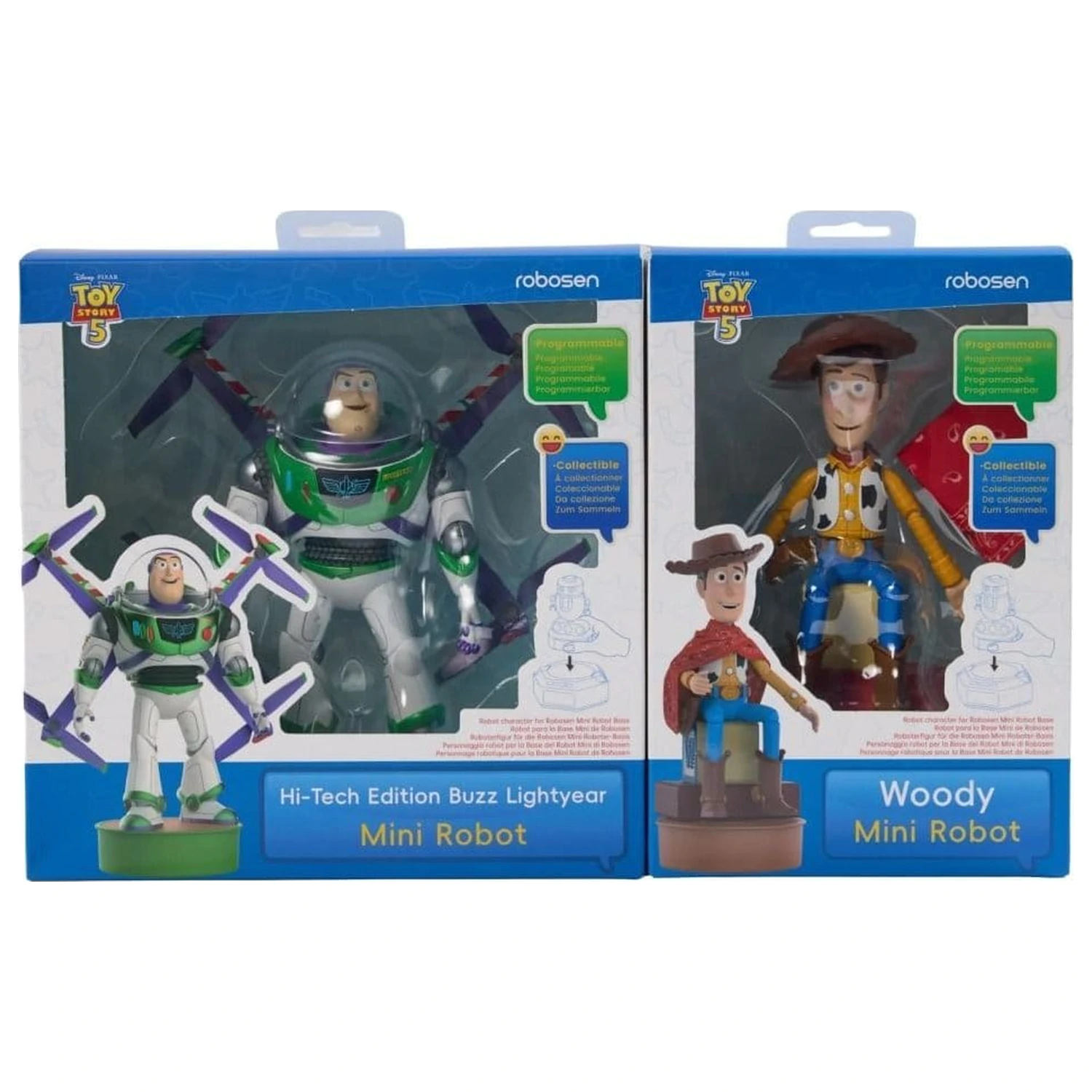 Disney Story 5 Buzz Lightyear & Woody (Hi-Tech Edition) német nyelvű interaktív robot játékcsomag termékfotó