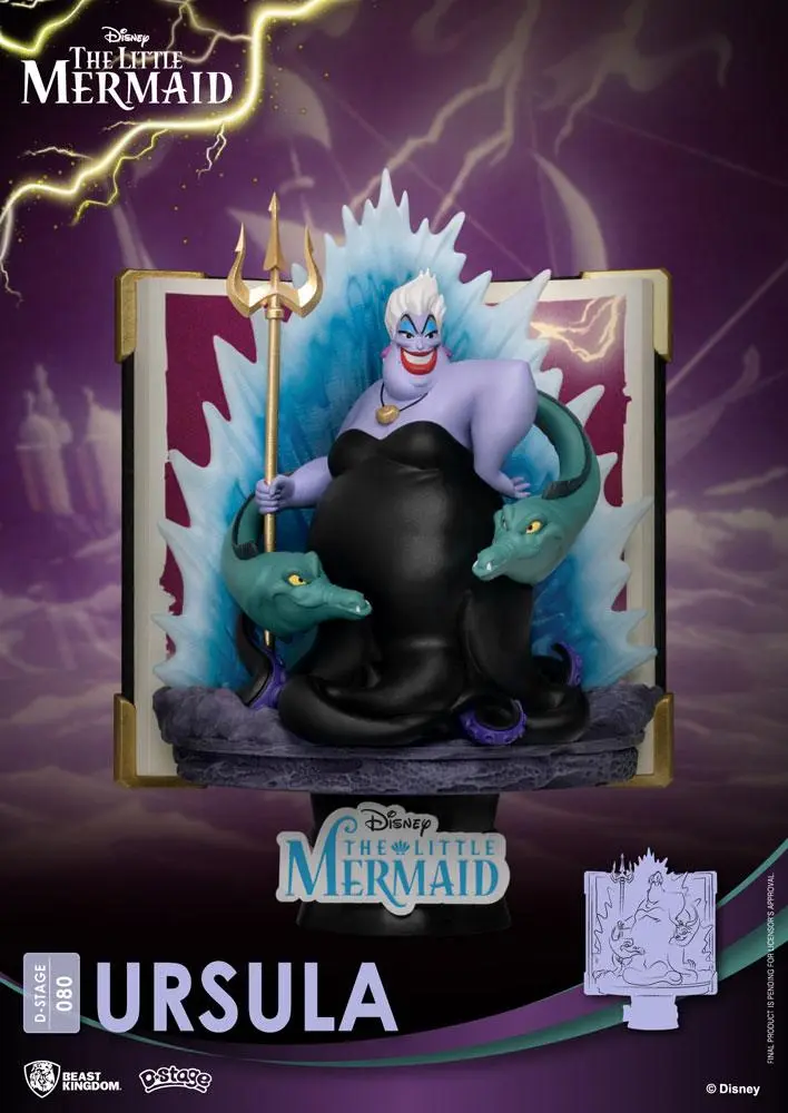 Disney Story Book Series D-Stage Ursula New Version PVC Diorama 15 cm termékfotó