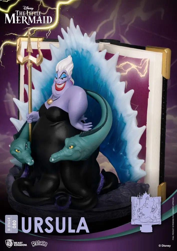 Disney Story Book Series D-Stage Ursula New Version PVC Diorama 15 cm termékfotó