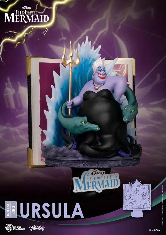 Disney Story Book Series D-Stage Ursula New Version PVC Diorama 15 cm termékfotó