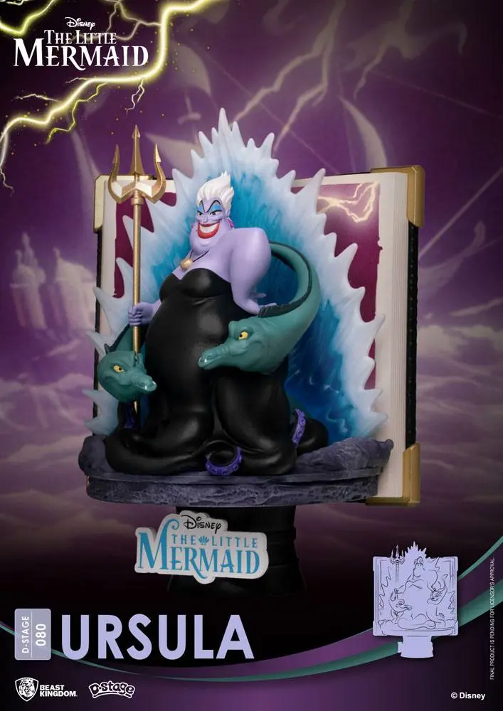 Disney Story Book Series D-Stage Ursula PVC Diorama szobor 15 cm termékfotó