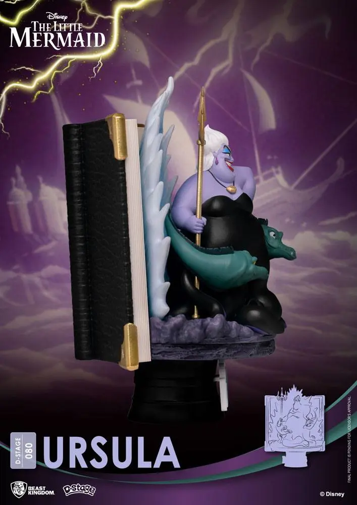 Disney Story Book Series D-Stage Ursula PVC Diorama szobor 15 cm termékfotó