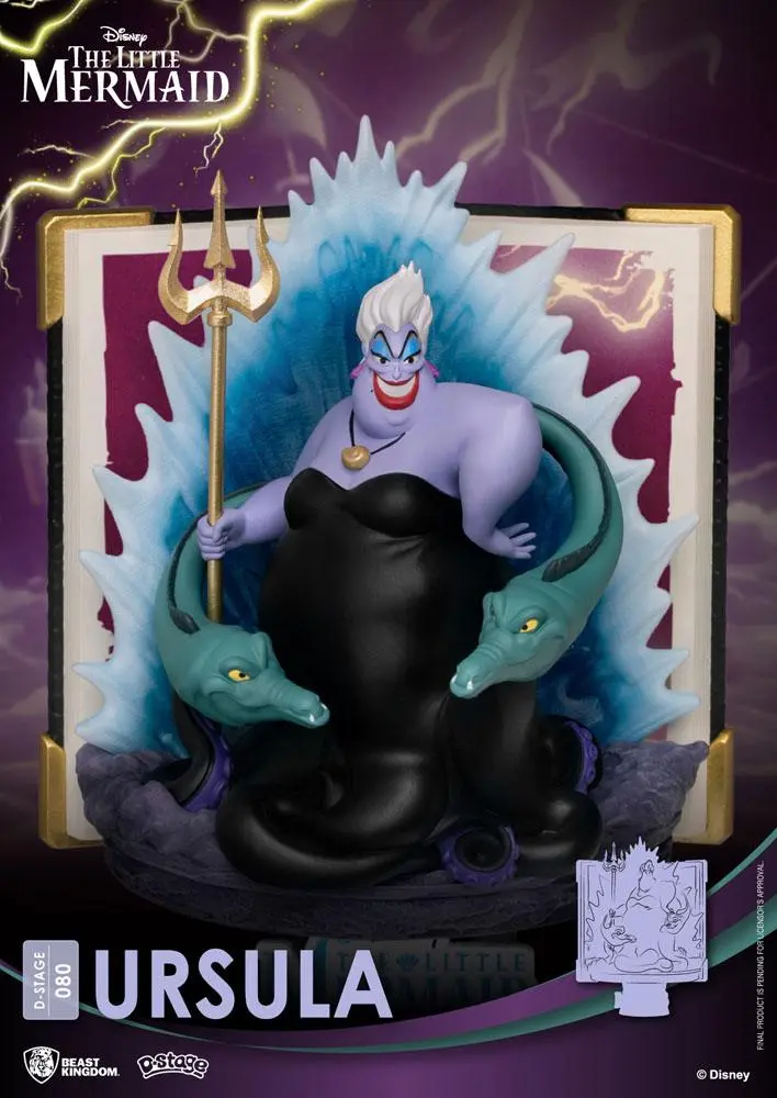 Disney Story Book Series D-Stage Ursula PVC Diorama szobor 15 cm termékfotó