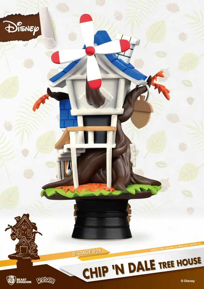 Disney Summer Series D-Stage Chip 'n Dale Tree House PVC Diorama 16 cm termékfotó