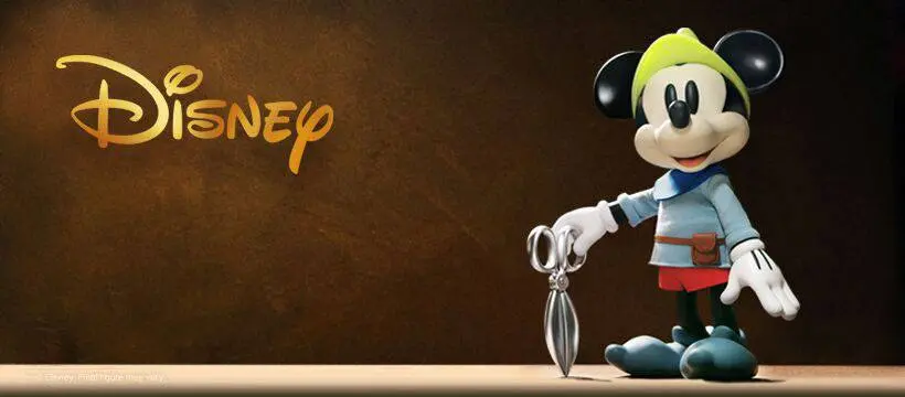 Disney Superméret Vinyl figura Brave Little Tailor Mickey egér 40 cm termékfotó