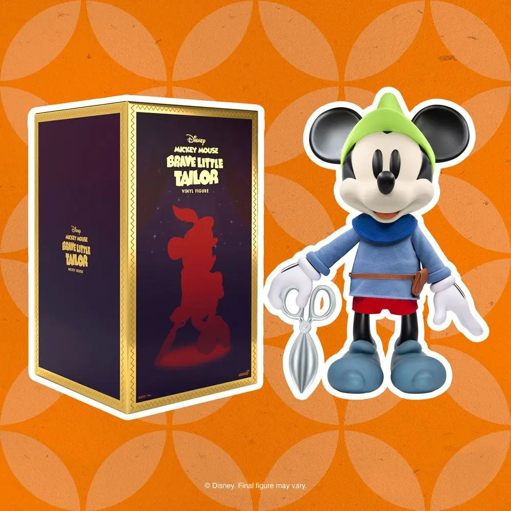 Disney Superméret Vinyl figura Brave Little Tailor Mickey egér 40 cm termékfotó
