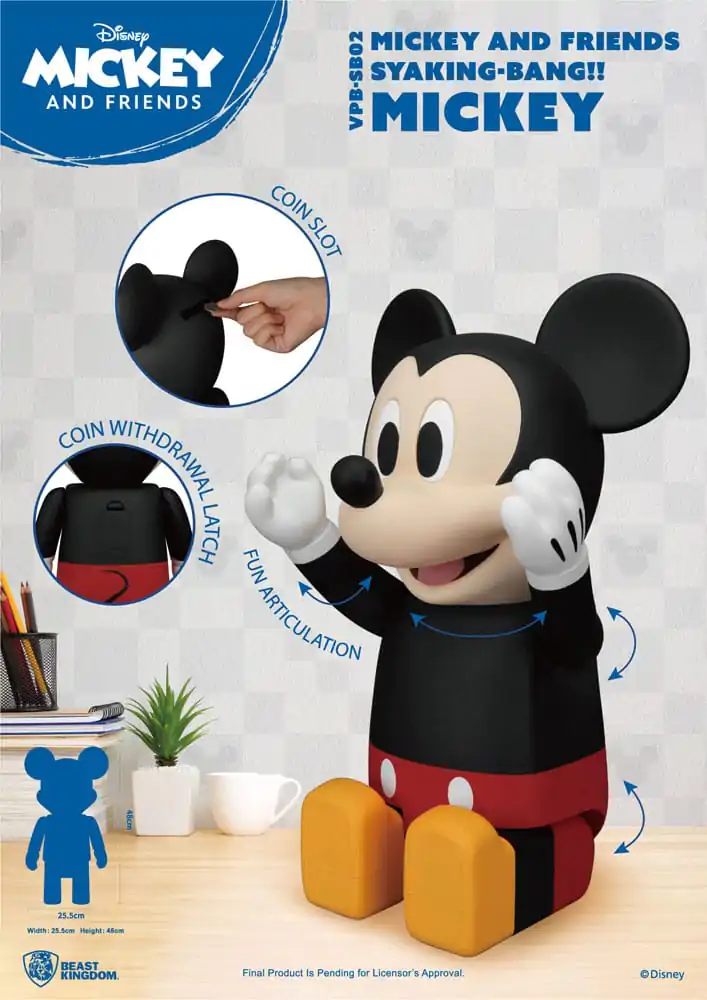 Disney Syaing Bang Vinyl Spardose Mickey and Friends Mickey 48 cm termékfotó