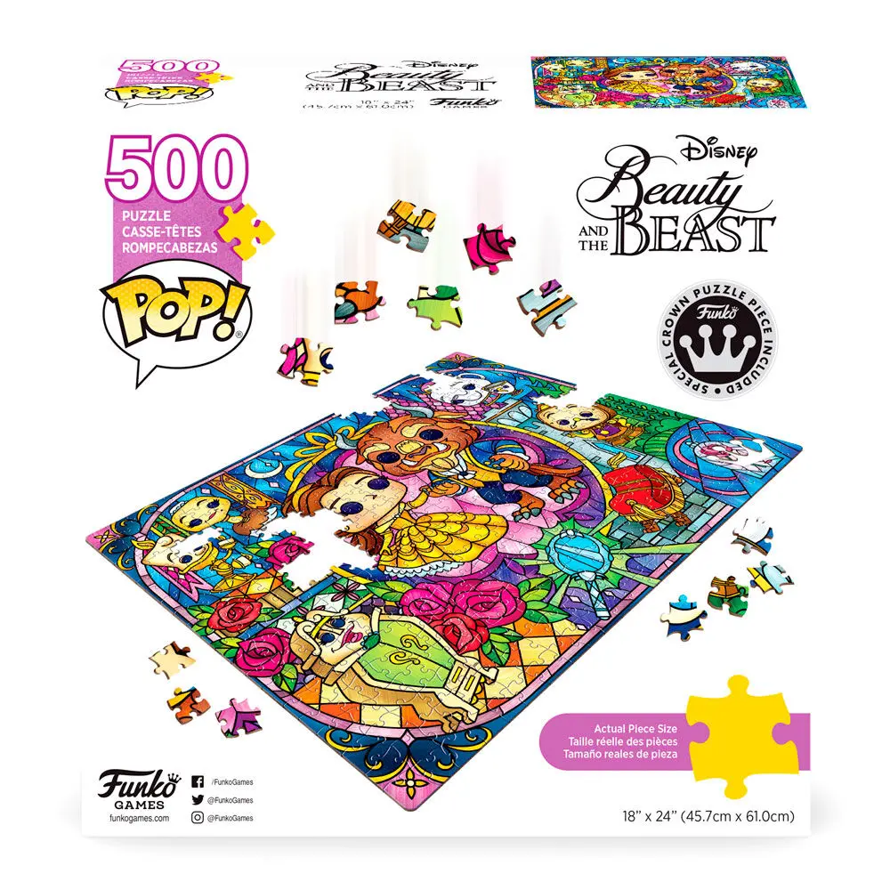 Disney Szépség és a Szörnyeteg puzzle 500db-os termékfotó