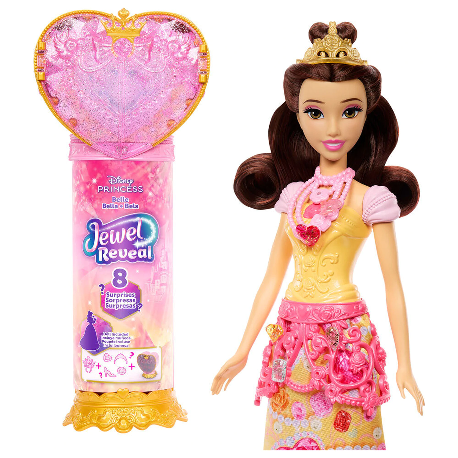 Disney Szépség és a Szörnyeteg Reveal Belle játék baba termékfotó