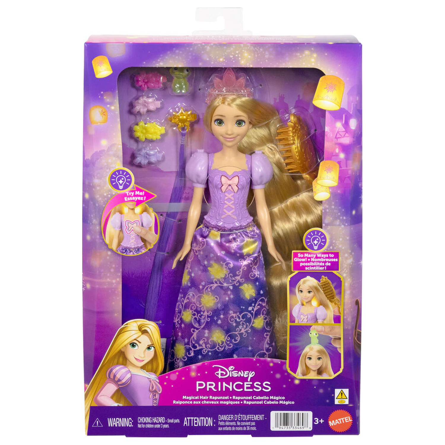 Disney Tangled Reveal Aranyhaj játék baba termékfotó