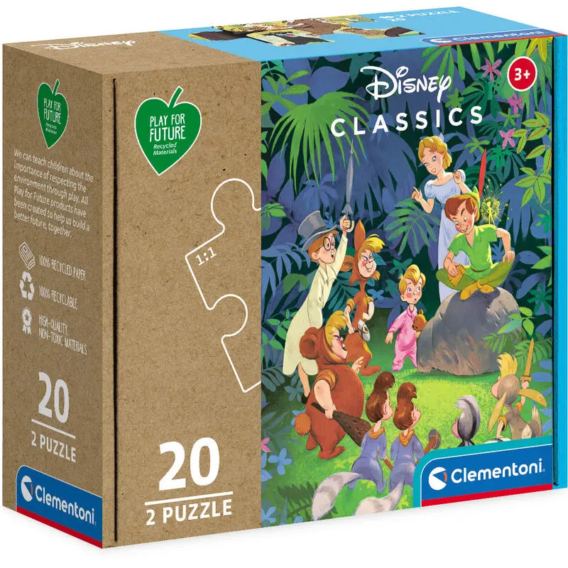 Disney The Jungle Book + Peter Pan puzzle 2x20db-os termékfotó