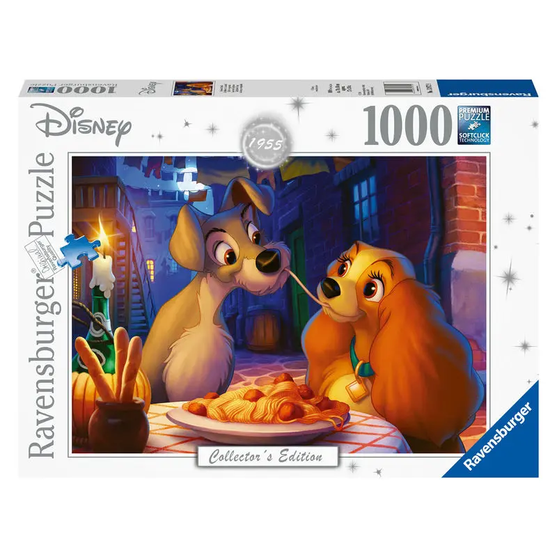 Disney Collector's Edition Jigsaw Puzzle Lady and the Tramp (1000 pieces) termékfotó