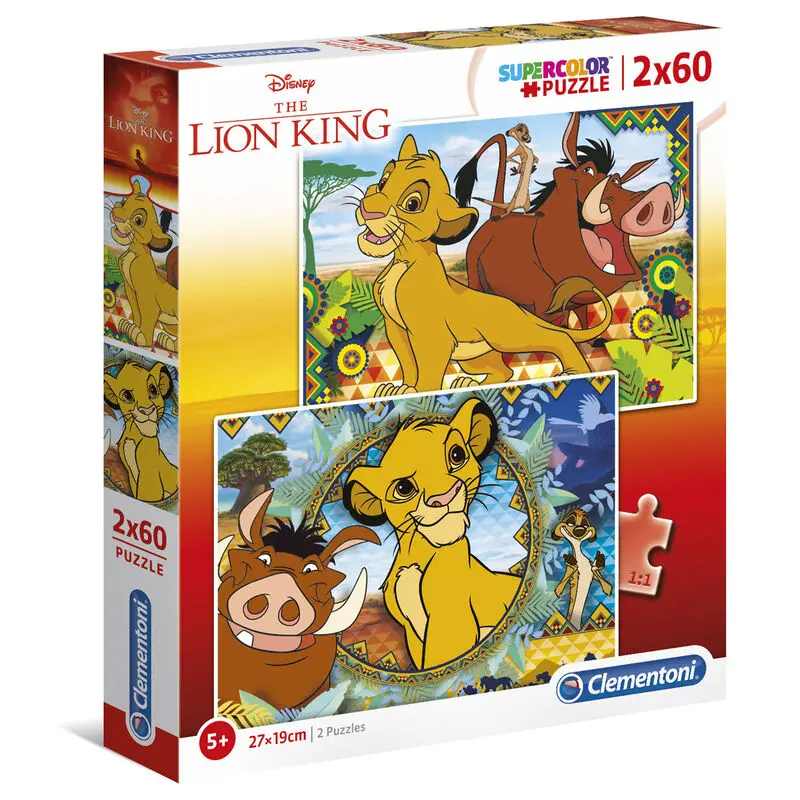 Disney The Lion King puzzle 2x60pcs termékfotó