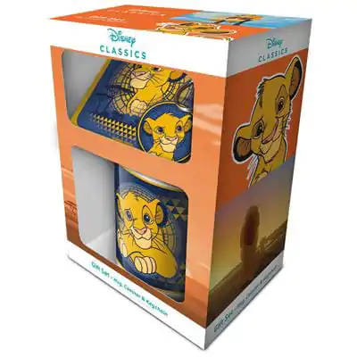 Disney The Lion King Simba bögre, poháralátét étkészlet and kulcstartó csomag termékfotó