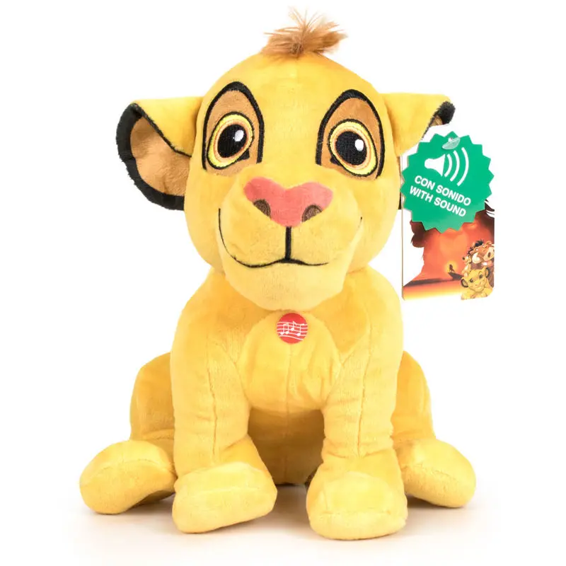 Disney The Lion King Simba puha plüss hanggal 30cm termékfotó