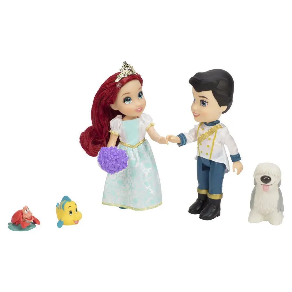 Disney The Little Mermaid Ariel + Eric dolls 15cm termékfotó