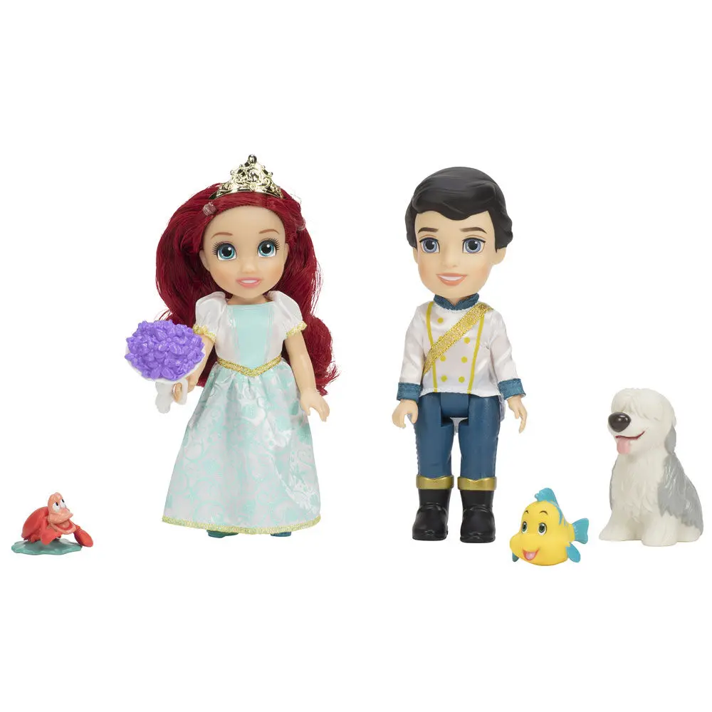 Disney The Little Mermaid Ariel + Eric dolls 15cm termékfotó