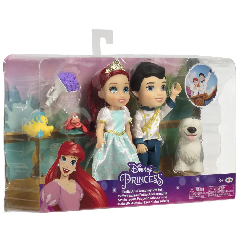 Disney The Little Mermaid Ariel + Eric dolls 15cm termékfotó