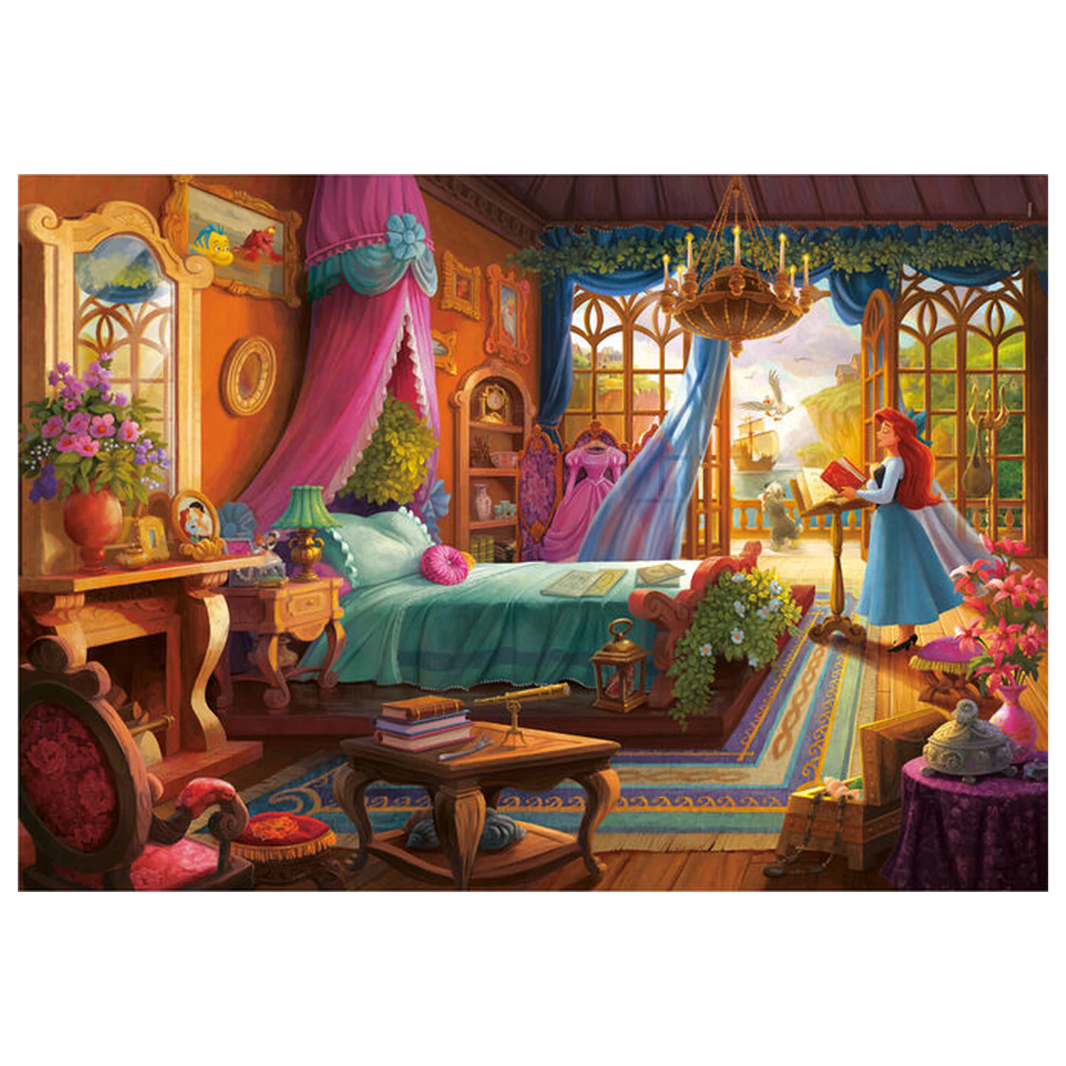 Disney The Little Mermaid Ariel puzzle 500db-os termékfotó