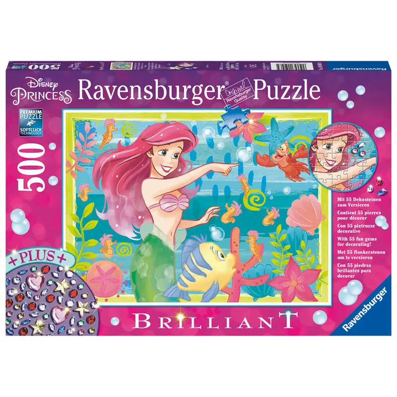 Disney The Little Mermaid Ariel puzzle 500db-os termékfotó