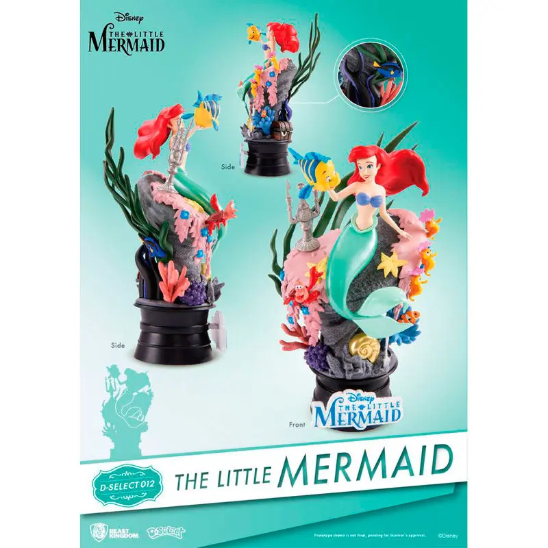 Disney The Little Mermaid diorama figura 15cm termékfotó