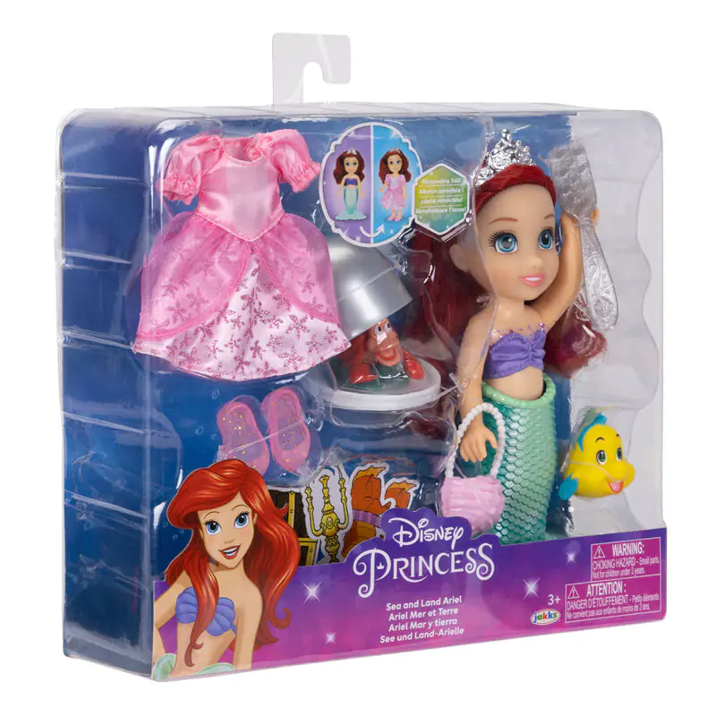 Disney The Little Mermaid Land and Sea Ariel doll 15cm termékfotó