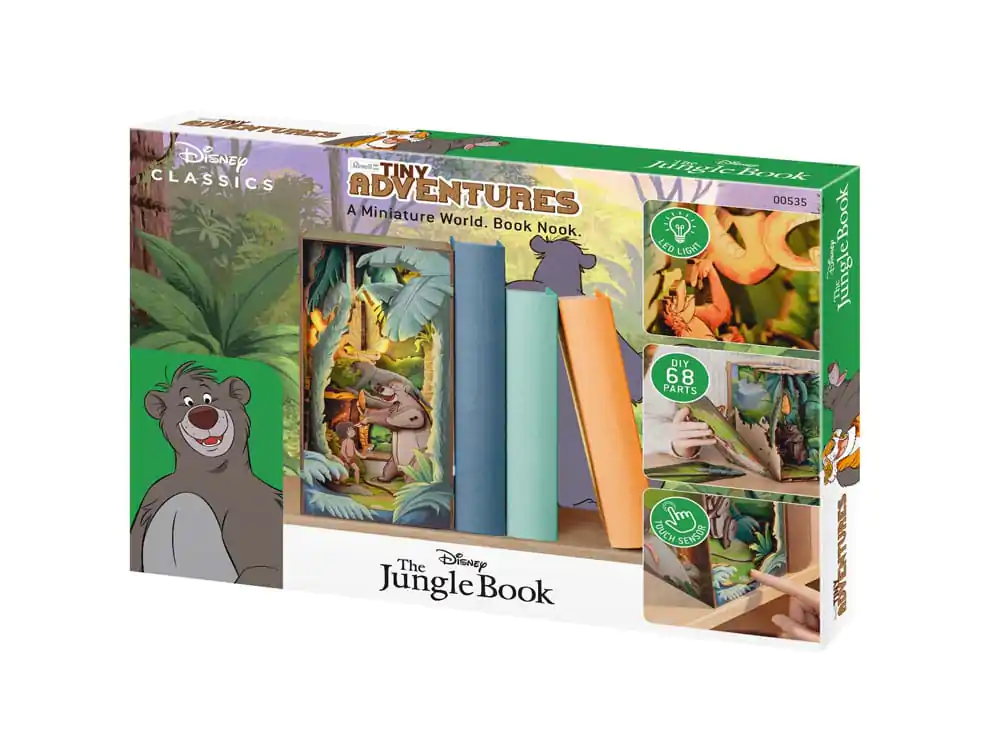 Disney Tiny Adventures Book Nook Mini Diorama The Jungle Book 23 cm termékfotó