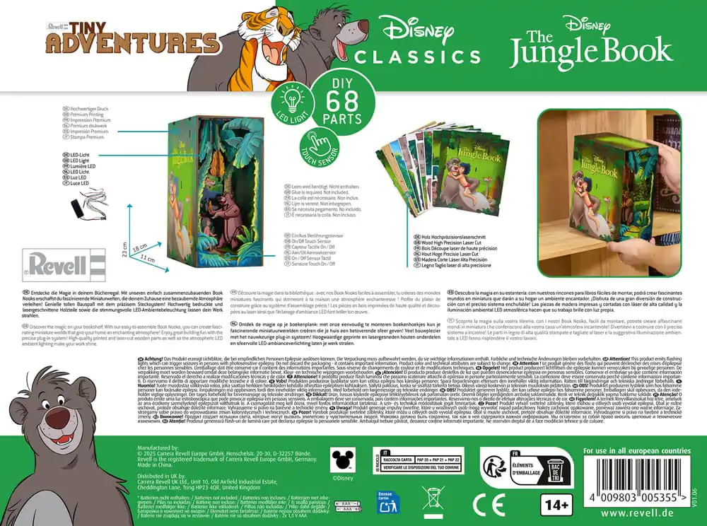 Disney Tiny Adventures Book Nook Mini Diorama The Jungle Book 23 cm termékfotó